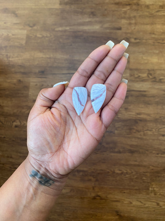 MOKUME DAGGER EARRINGS