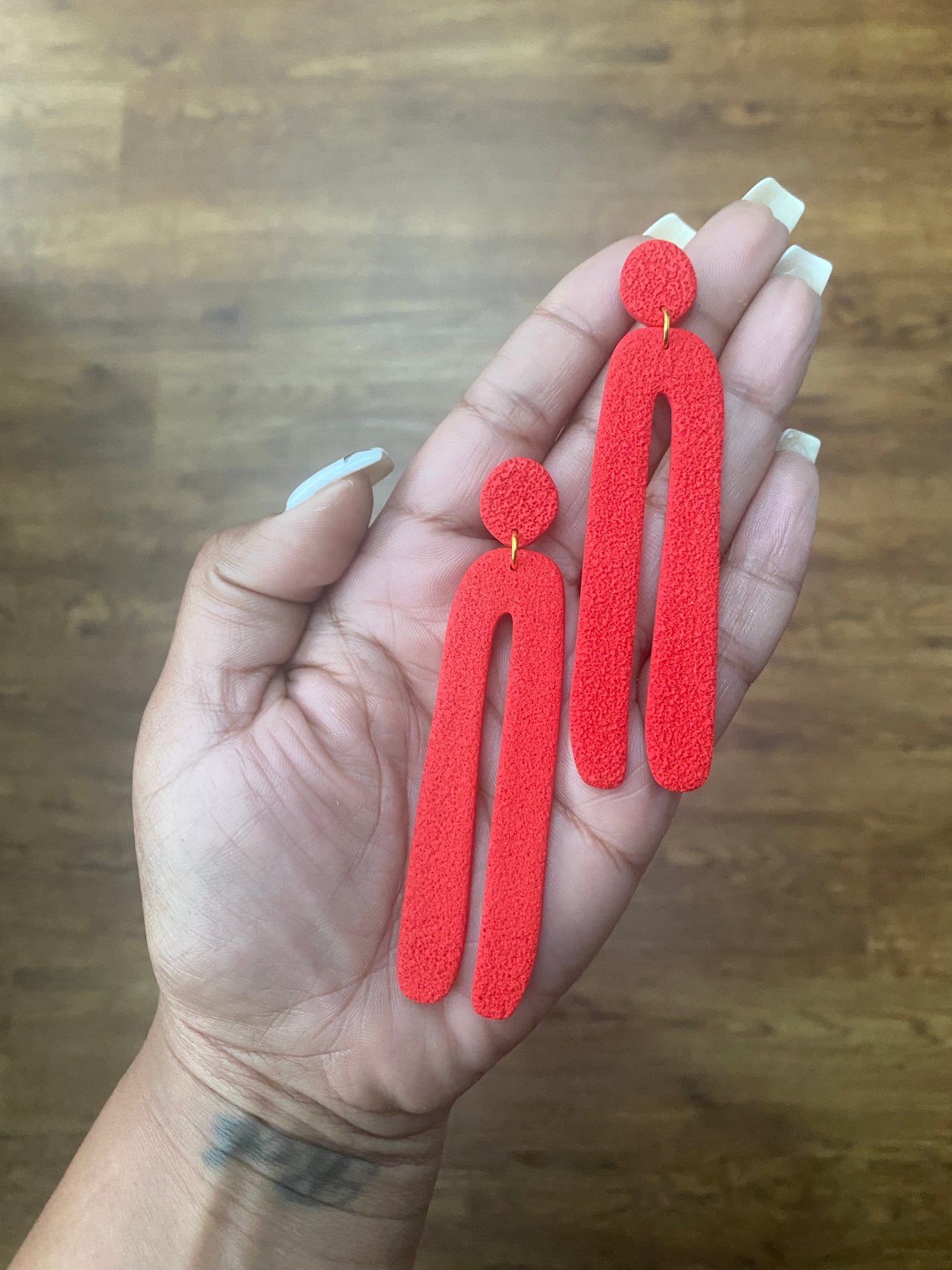 ARCHE ~ SCARLET RED EARRINGS