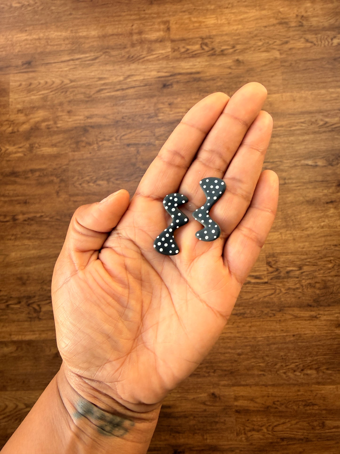 MOONLIT ~ POLKA DOT EARRINGS