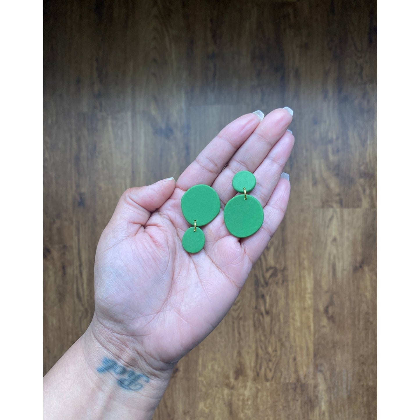 TERRI GREEN EARRINGS