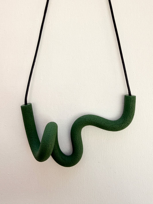 ABEBI GREEN NECKLACE GF