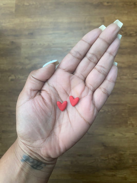 LOVE STUD ~ SCARLET EARRINGS