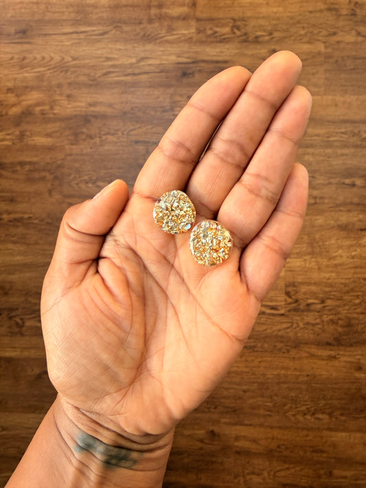 SPARKLE STUD EARRINGS