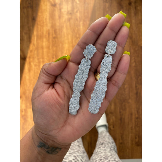 TAMZIN DROP ~ SILVER EA